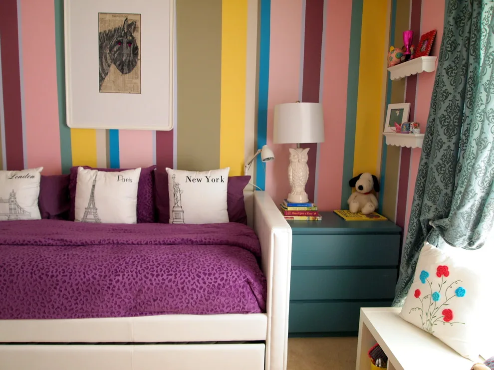 Striped Bold Bedroom by Love Your Room LLC - Photo 2