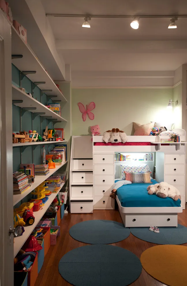 A Shared Bedroom for Brothers and Sisters by Perianth Interior Design - Photo 4