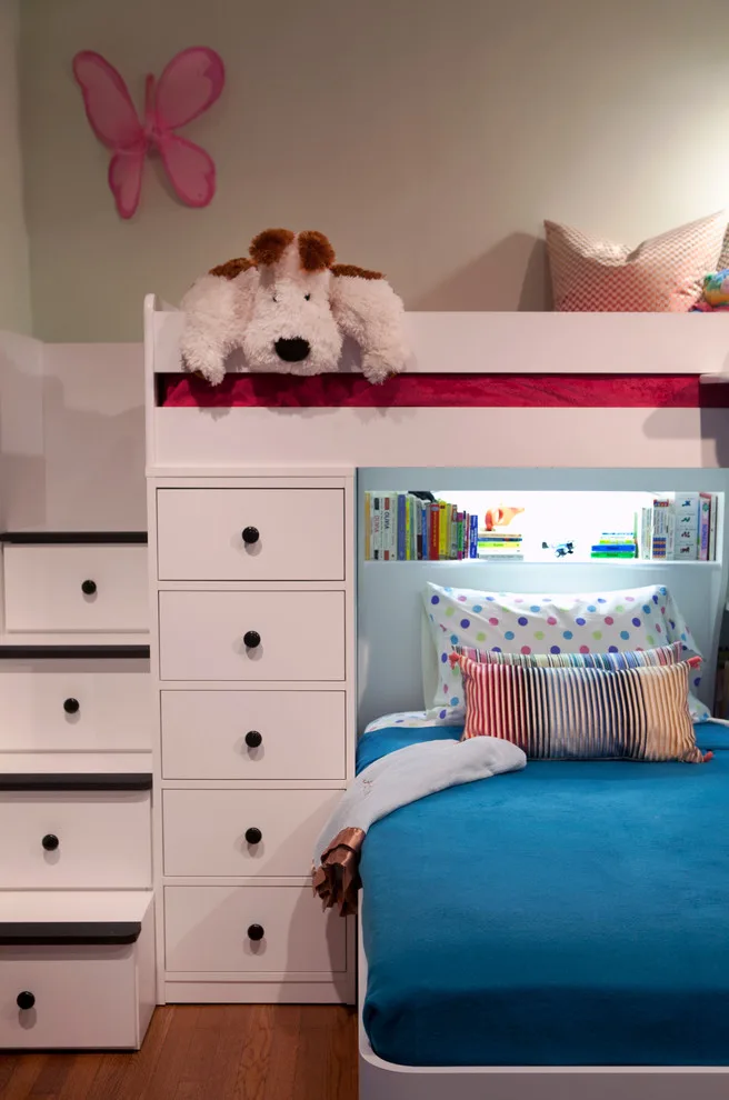 A Shared Bedroom for Brothers and Sisters by Perianth Interior Design - Photo 5