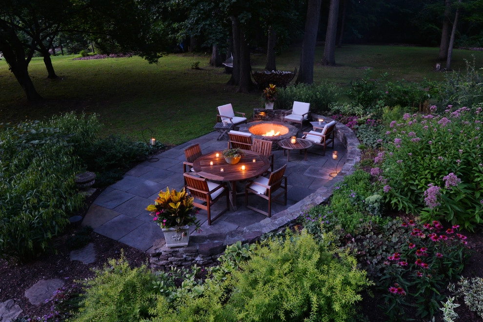 Fire Pit and Patio by Britney O'Donnell Garden Design - Photo 8