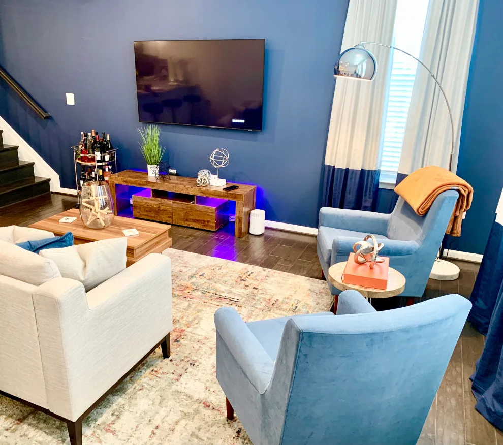 Contemporary Living Space in Upper Marlboro by Creative Interior Designs By Lynda LLC - Photo 9