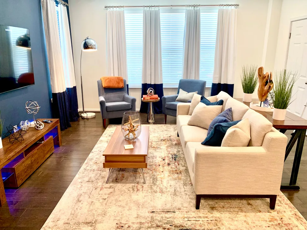 Contemporary Living Space in Upper Marlboro by Creative Interior Designs By Lynda LLC - Photo 8