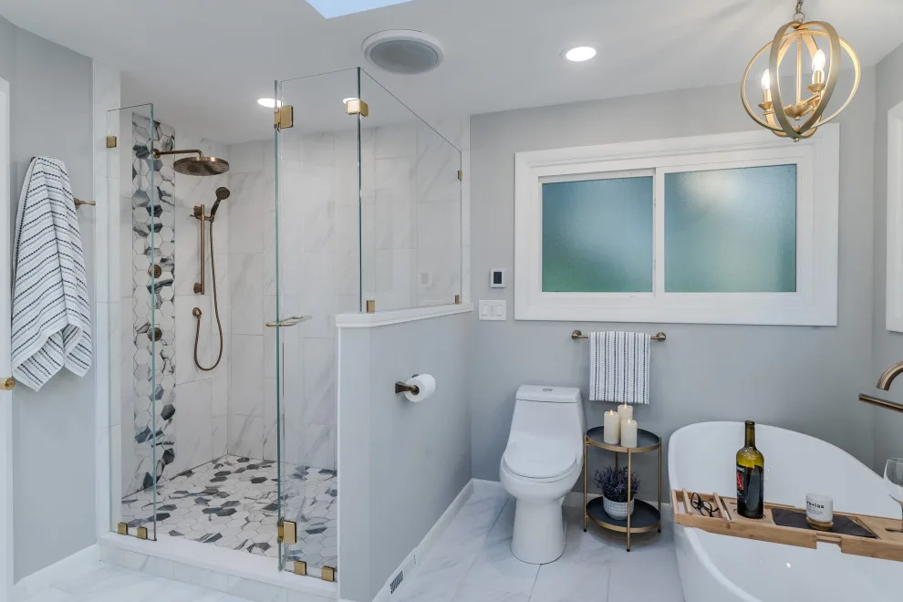Cheshire Primary Restroom by EDV Home Design - Photo 25