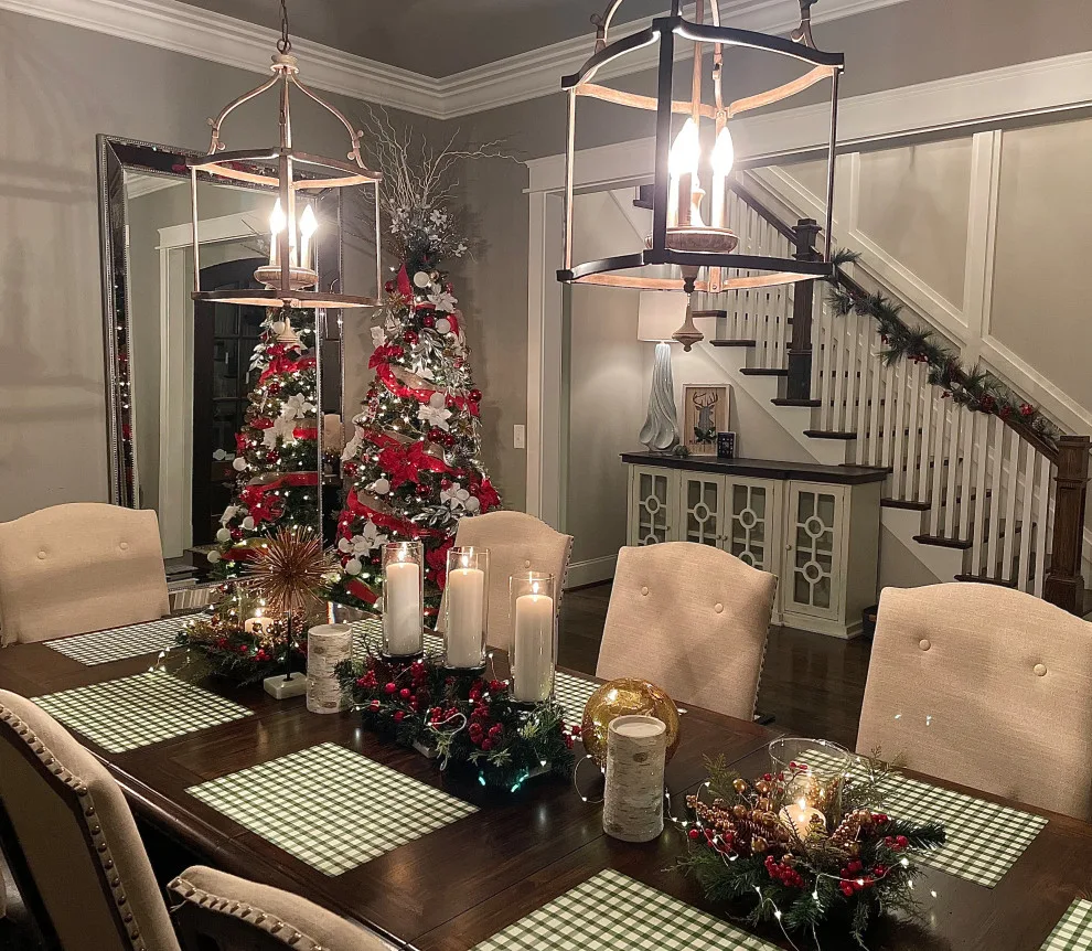 Festive Decorations | Dining Room & Entryway by A. Logan Designs, LLC - Photo 6