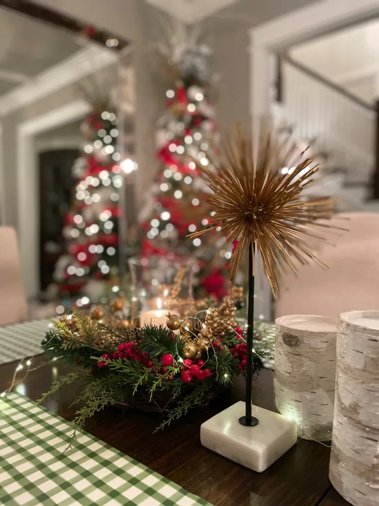 Festive Decorations | Dining Room & Entryway by A. Logan Designs, LLC - Photo 3