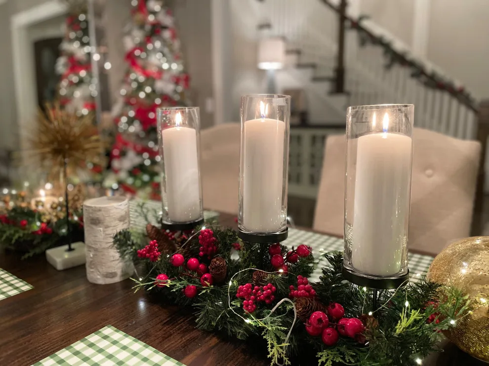 Festive Decorations | Dining Room & Entryway by A. Logan Designs, LLC - Photo 8