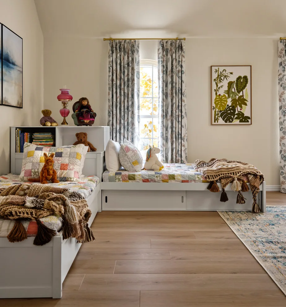 Bedroom and play area addition in the attic by Ruthie Staalsen Interiors - Photo 2