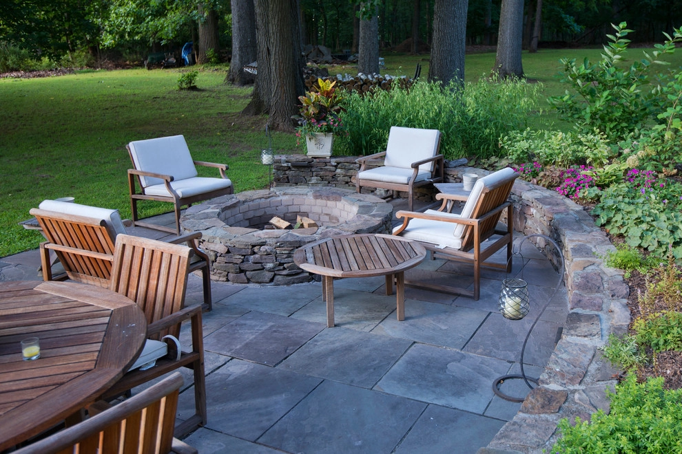 Fire Pit and Patio by Britney O'Donnell Garden Design - Photo 9