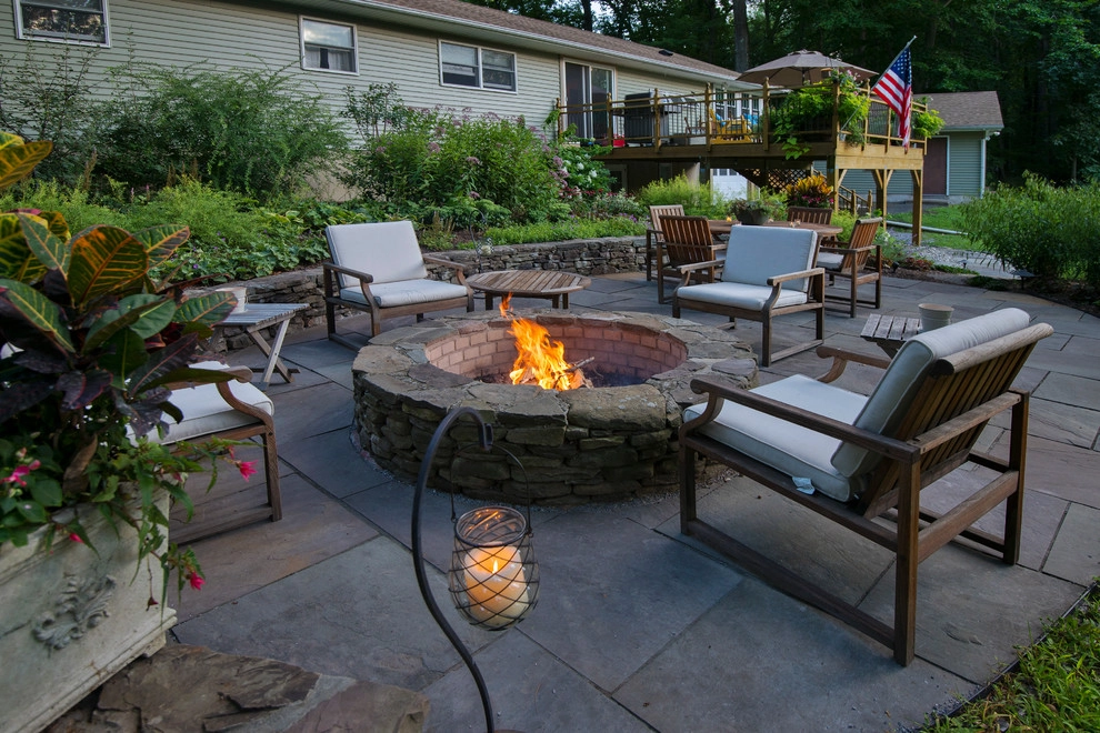 Fire Pit and Patio by Britney O'Donnell Garden Design - Photo 11