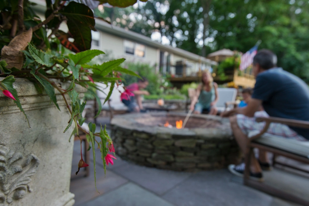 Fire Pit and Patio by Britney O'Donnell Garden Design - Photo 16