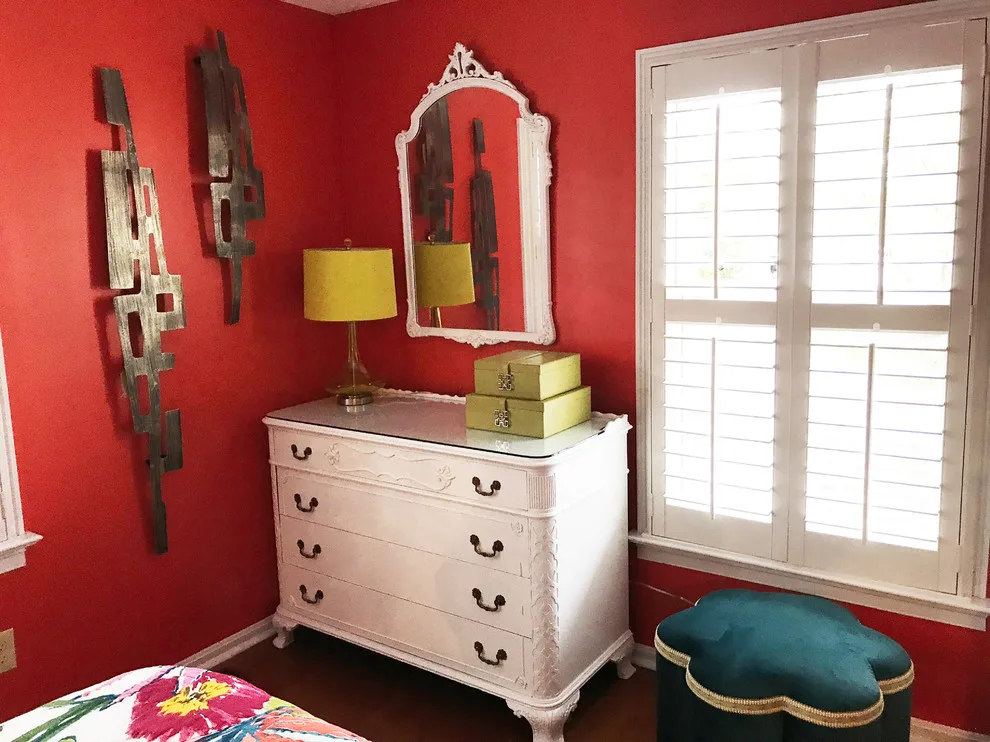 Vibrant and Fresh Guest Bedroom by Monica Lukas Design - Photo 3