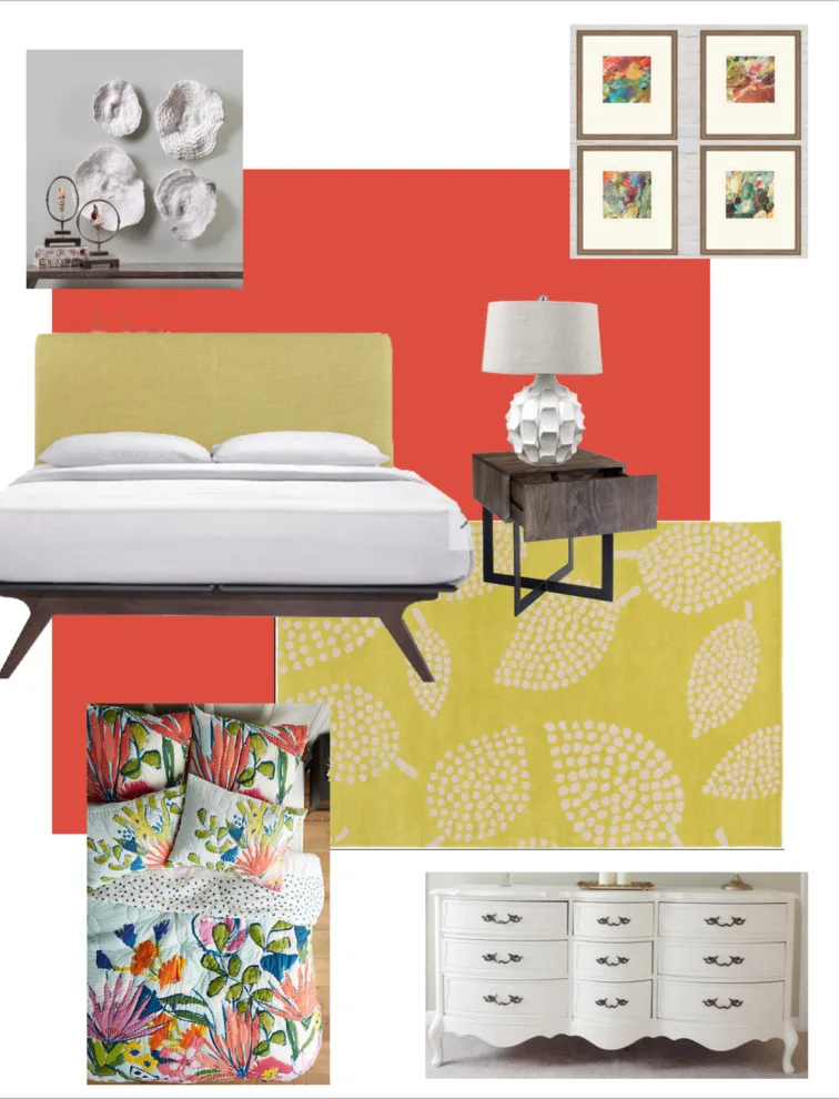 Vibrant and Fresh Guest Bedroom by Monica Lukas Design - Photo 5