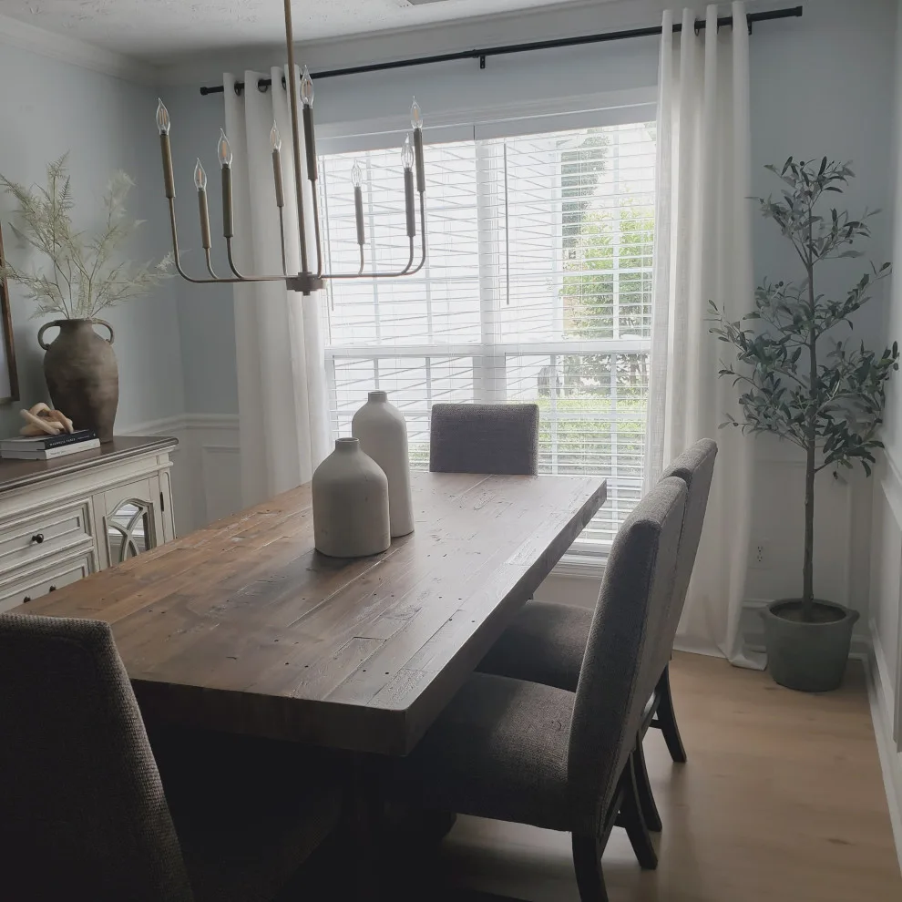 Contemporary Farmhouse Eating Area by Virgil Interiors - Photo 5