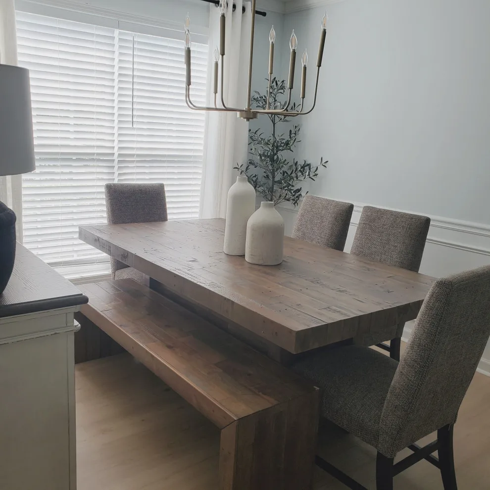 Contemporary Farmhouse Eating Area by Virgil Interiors - Photo 6