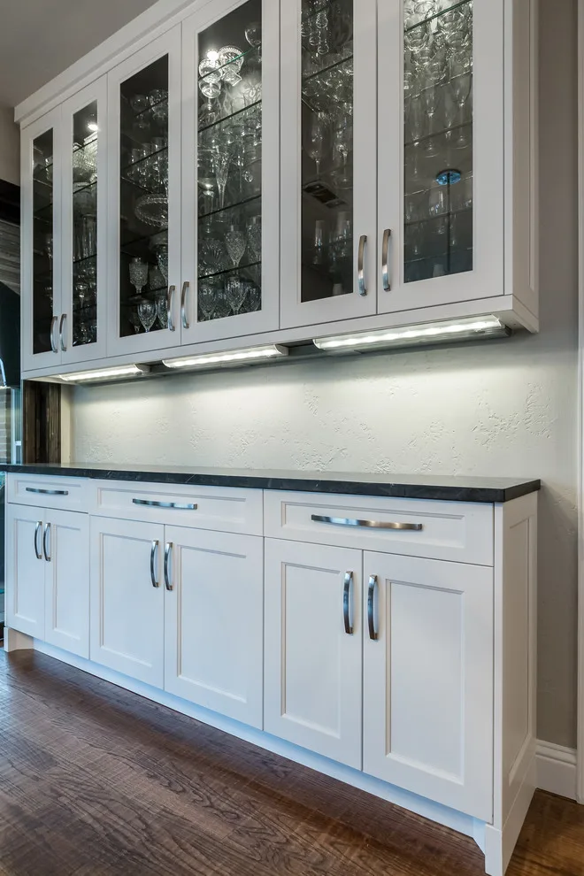 Chic Family Kitchen by Just The Thing Decorating, Staging, And Windows - Photo 17