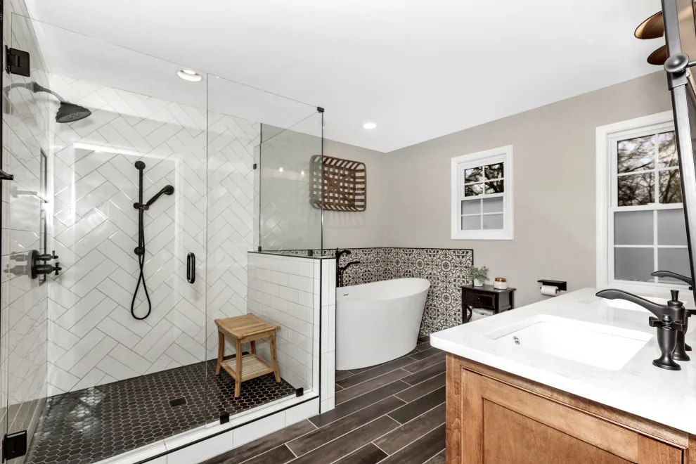 Elkwood Area Bathroom Renovation by Kristen Oldfield Design - Photo 7