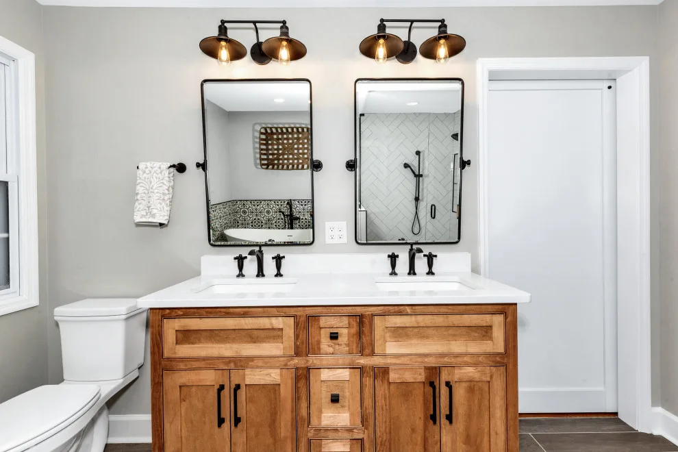 Elkwood Area Bathroom Renovation by Kristen Oldfield Design - Photo 2