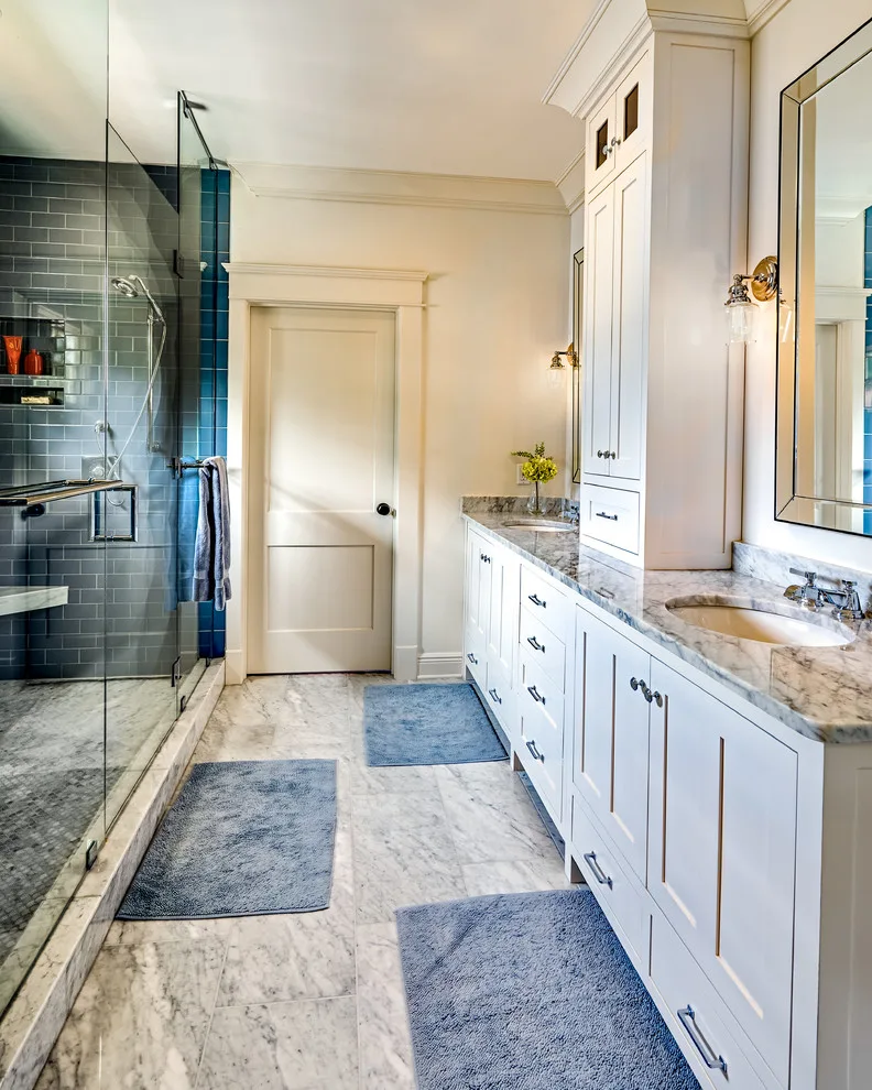 Blue Study - Second Floor Expansion - Design and Build by Marcelle Guilbeau Interior Design - Photo 8