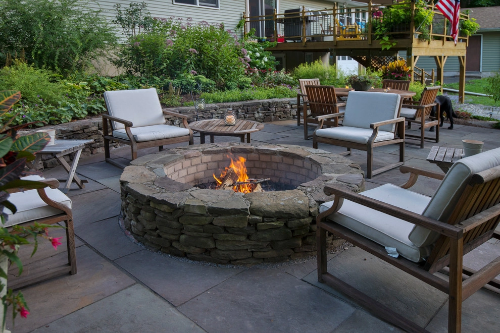 Fire Pit and Patio by Britney O'Donnell Garden Design - Photo 5