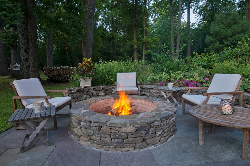Fire Pit and Patio by Britney O'Donnell Garden Design - Photo 4