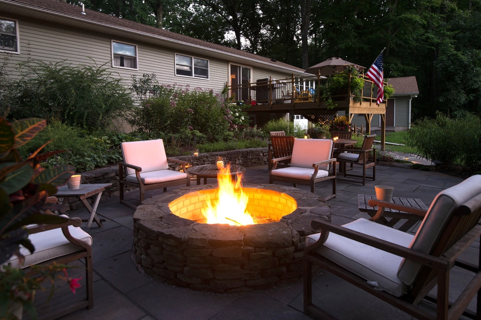Fire Pit and Patio by Britney O'Donnell Garden Design - Photo 17