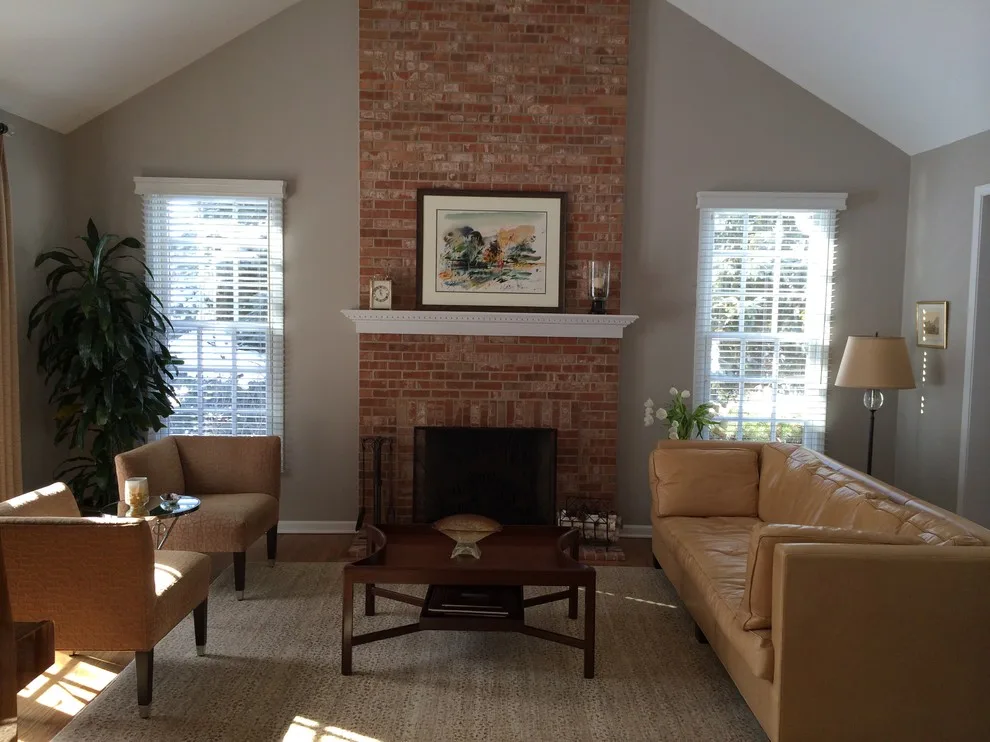 Lake Forest Living Room Fireplace Makeover by Tina Dann-Fenwick Interiors - Photo 3