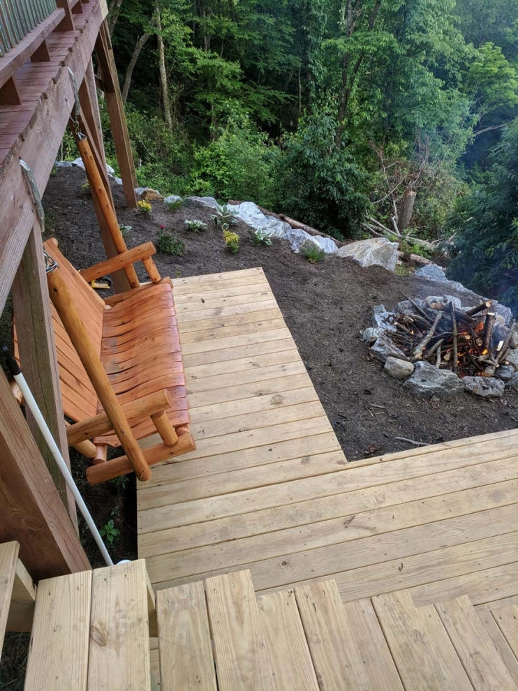 Landslide from Water & Soil Erosion Backyard Transformation by Greenscapes Landscaping & Retaining Walls - Photo 9