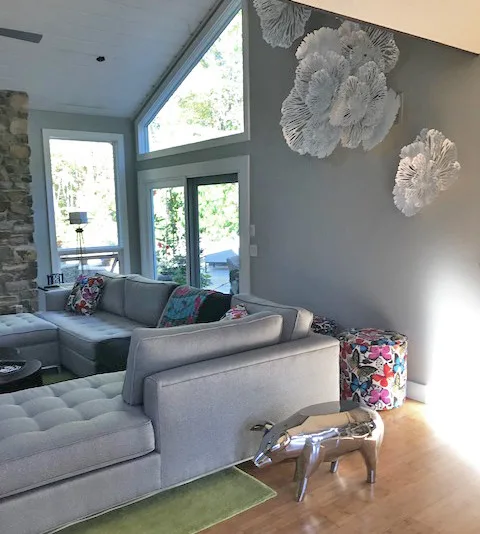 Exciting and Stylish Living Room Makeover by Monica Lukas Design - Photo 3