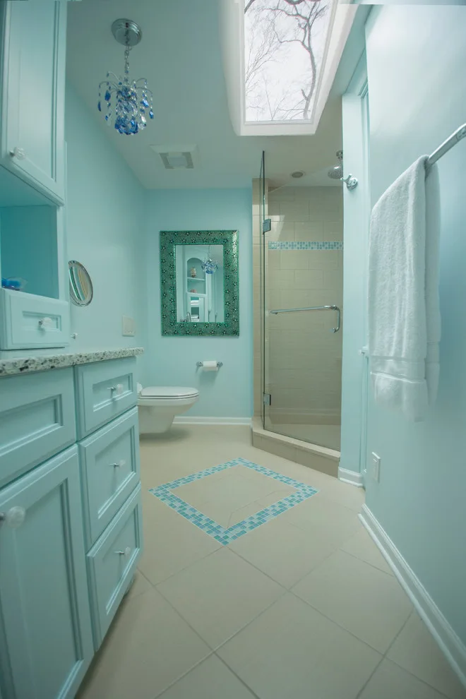 Northbrook, IL Girls' Restroom by Tina Dann-Fenwick Interiors - Photo 2