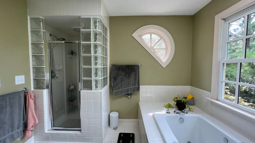 Eco-Friendly Bathroom with a Scenic View by Dust To Diamonds Designs - Photo 7