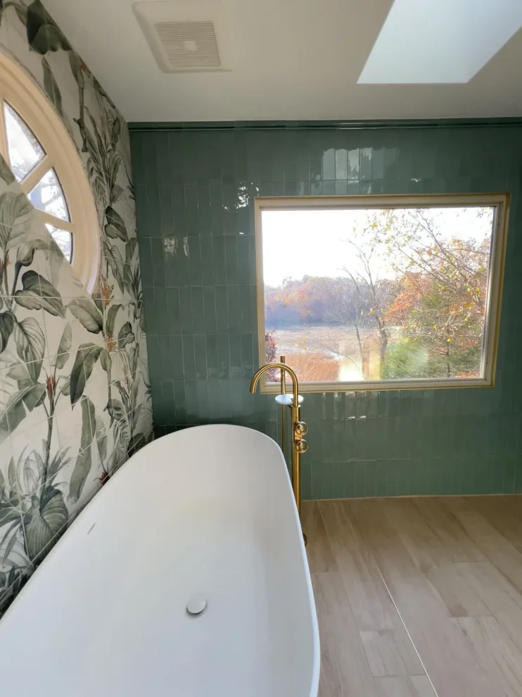 Eco-Friendly Bathroom with a Scenic View by Dust To Diamonds Designs - Photo 15