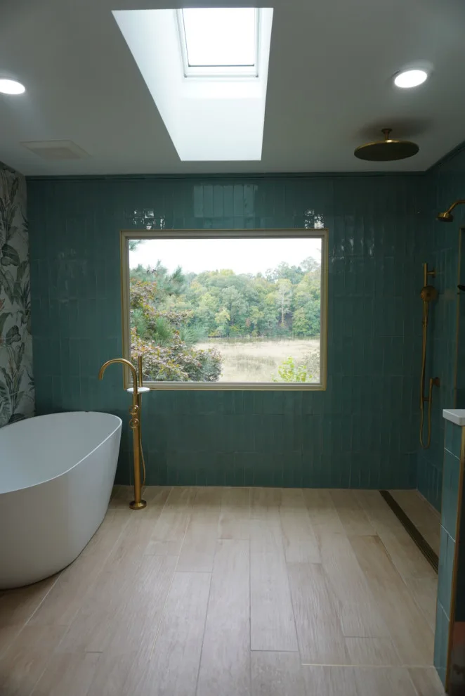 Eco-Friendly Bathroom with a Scenic View by Dust To Diamonds Designs - Photo 6