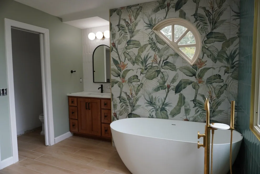 Eco-Friendly Bathroom with a Scenic View by Dust To Diamonds Designs - Photo 10