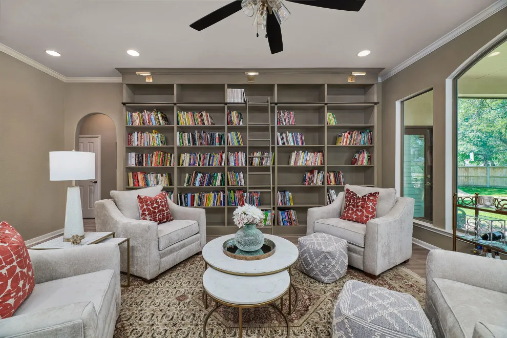 Library Concept to Implementation by Jana Ward Interiors - Photo 2