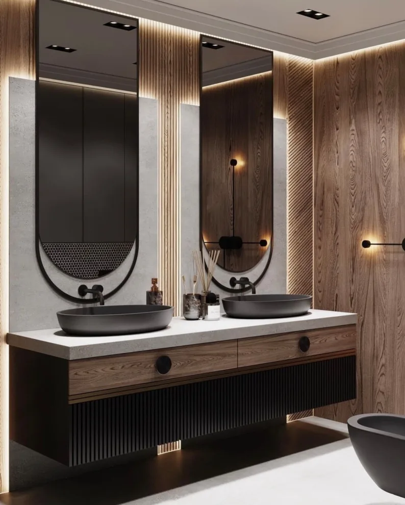 Opulent Restrooms by Indian Wells & Beverly Hills Luxury Interiors - Photo 13