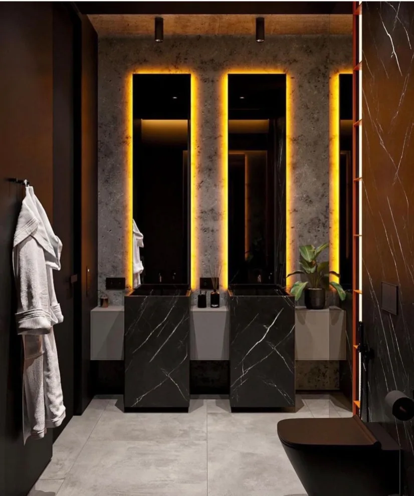Opulent Restrooms by Indian Wells & Beverly Hills Luxury Interiors - Photo 54