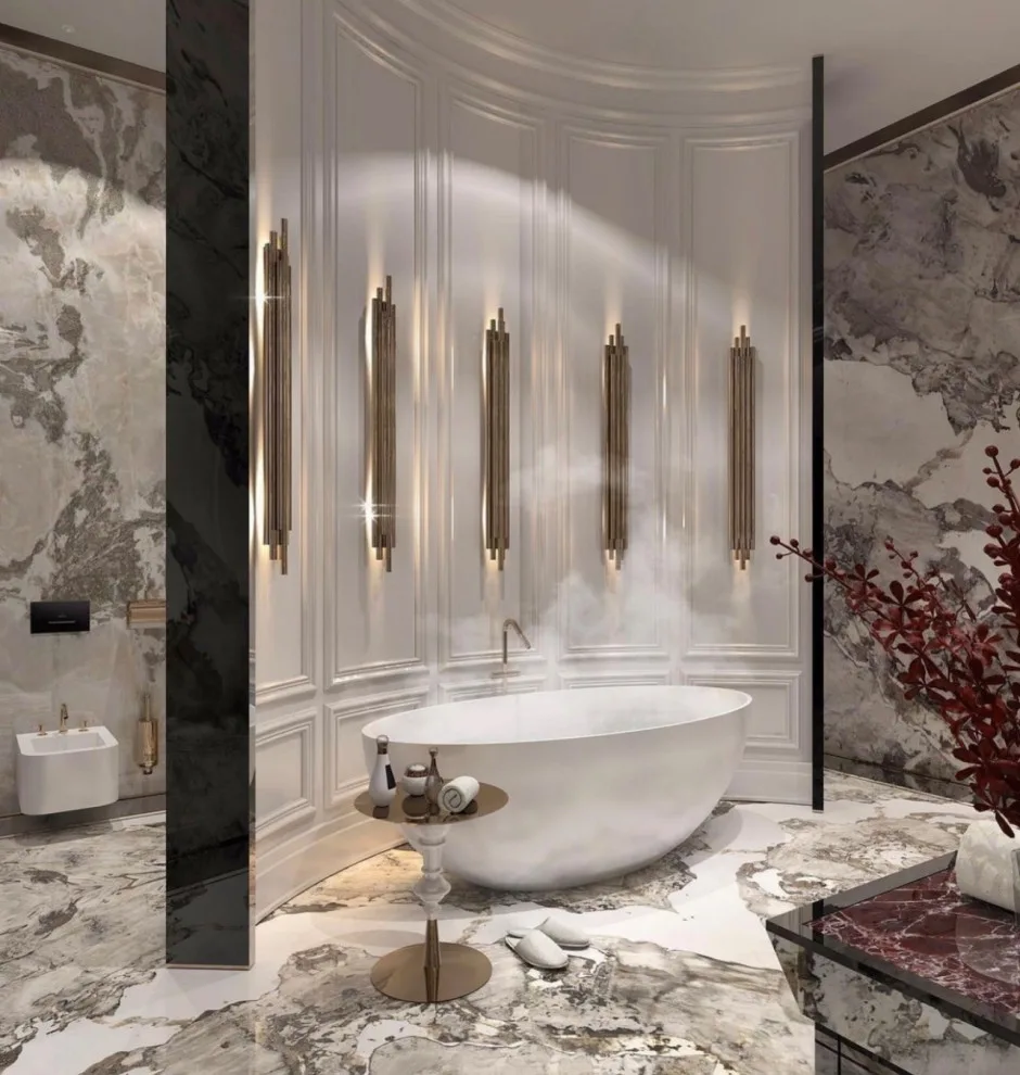 Opulent Restrooms by Indian Wells & Beverly Hills Luxury Interiors - Photo 33