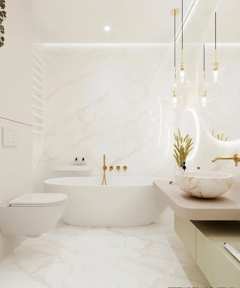 Opulent Restrooms by Indian Wells & Beverly Hills Luxury Interiors - Photo 25