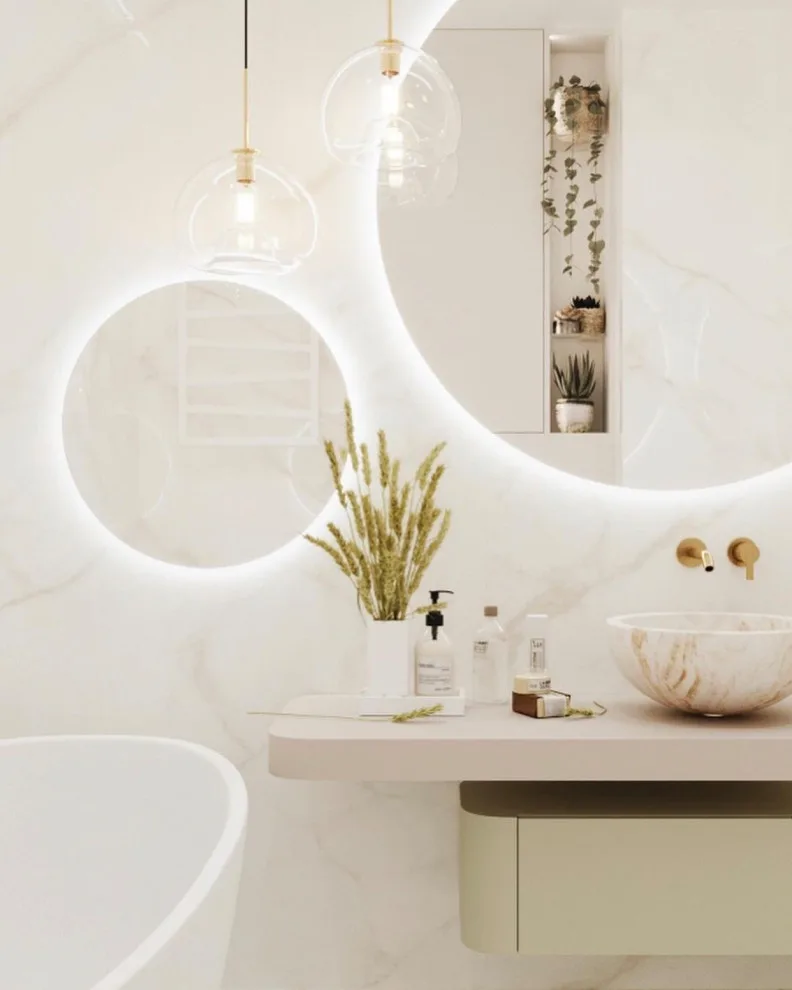 Opulent Restrooms by Indian Wells & Beverly Hills Luxury Interiors - Photo 42