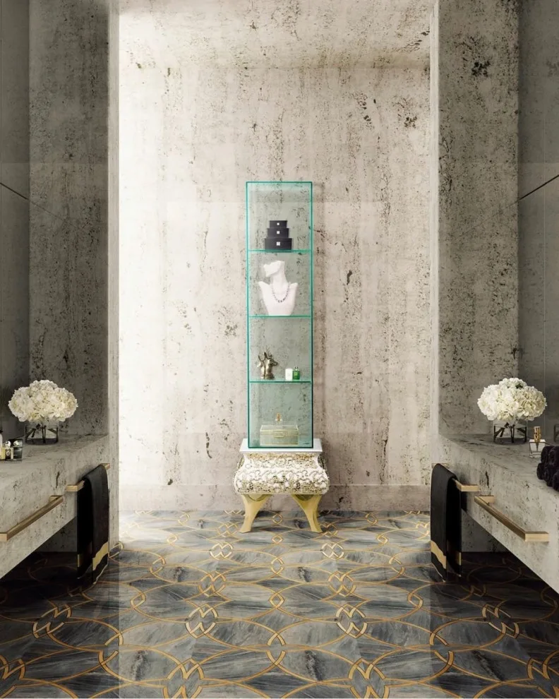 Opulent Restrooms by Indian Wells & Beverly Hills Luxury Interiors - Photo 12