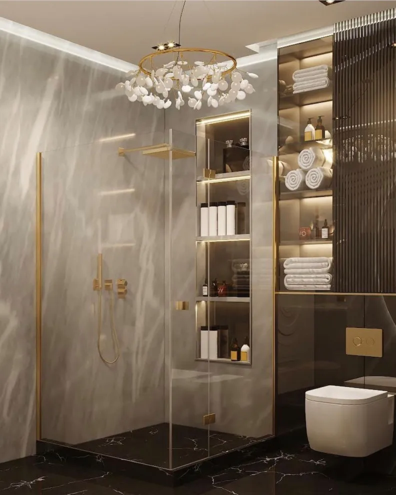 Opulent Restrooms by Indian Wells & Beverly Hills Luxury Interiors - Photo 2