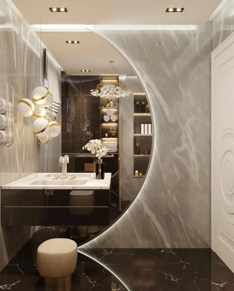 Opulent Restrooms by Indian Wells & Beverly Hills Luxury Interiors - Photo 22