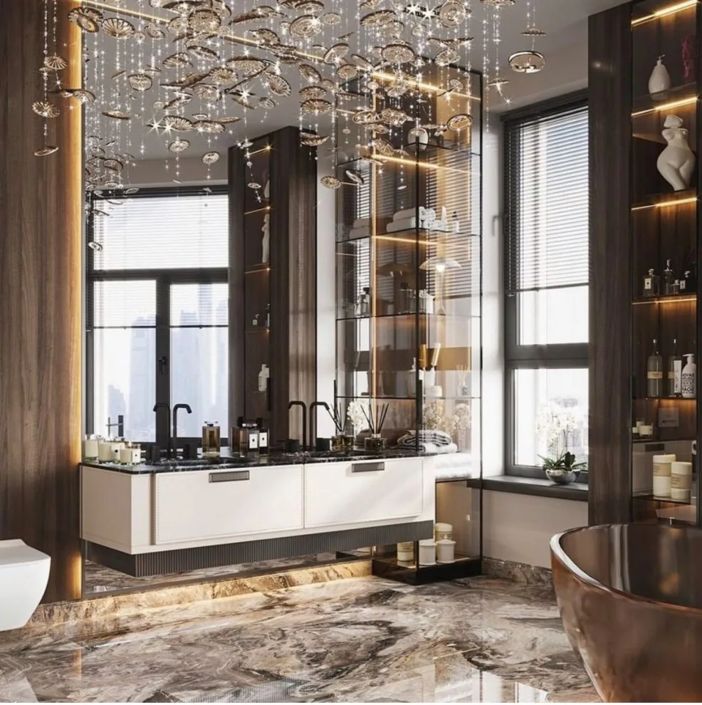 Opulent Restrooms by Indian Wells & Beverly Hills Luxury Interiors - Photo 59
