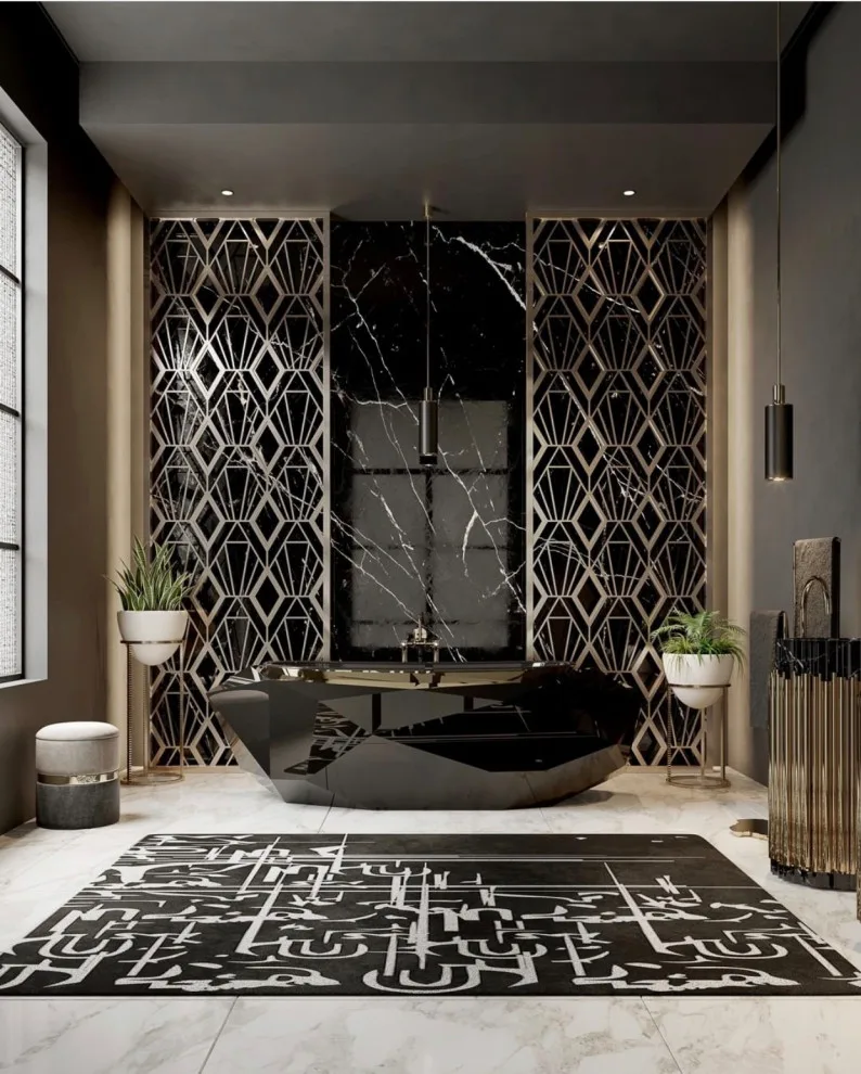 Opulent Restrooms by Indian Wells & Beverly Hills Luxury Interiors - Photo 41