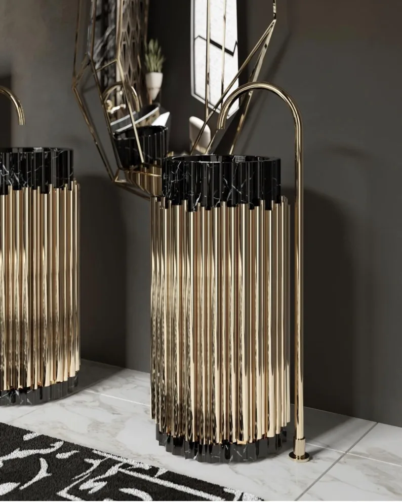 Opulent Restrooms by Indian Wells & Beverly Hills Luxury Interiors - Photo 35