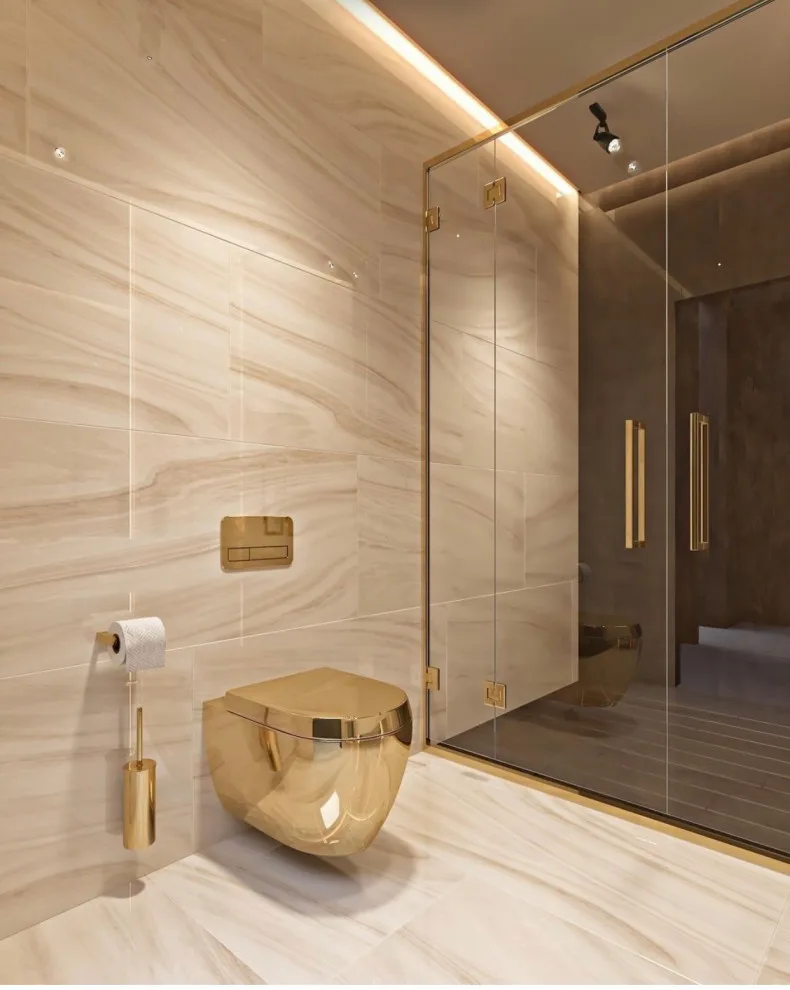 Opulent Restrooms by Indian Wells & Beverly Hills Luxury Interiors - Photo 40