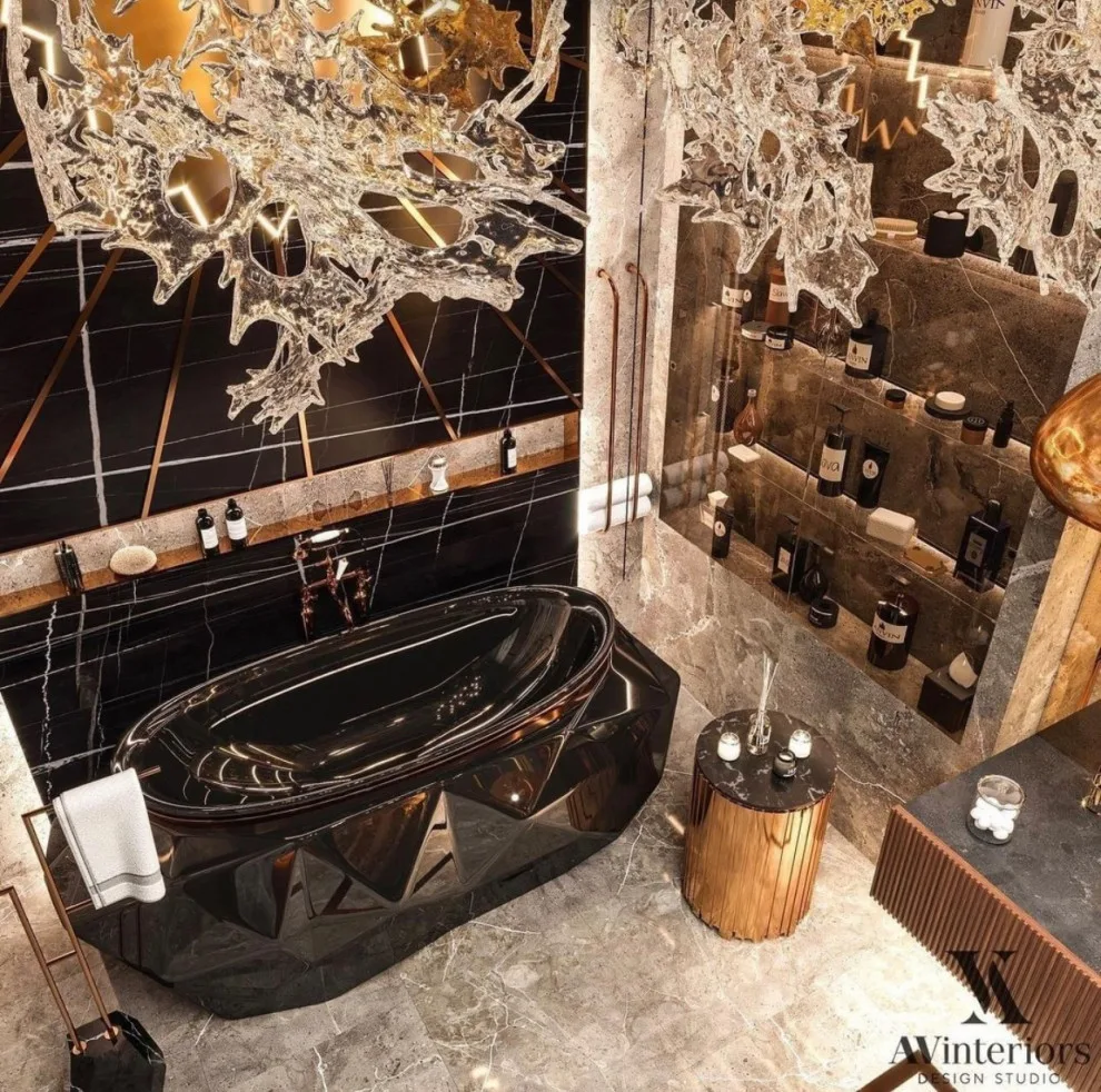 Opulent Restrooms by Indian Wells & Beverly Hills Luxury Interiors - Photo 39