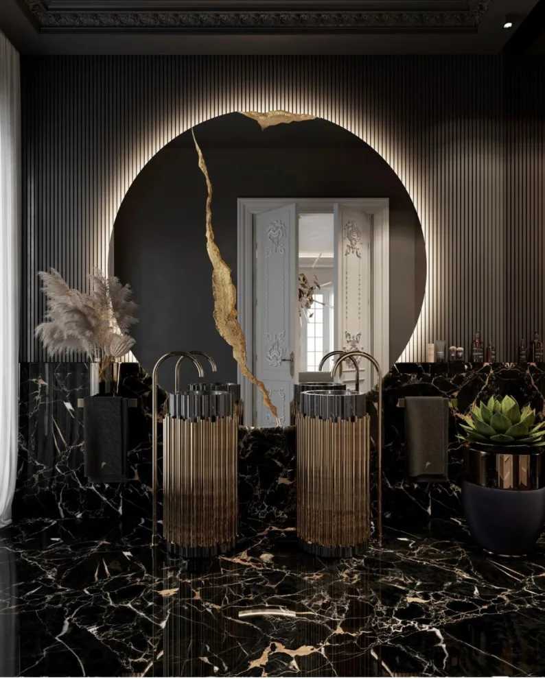 Opulent Restrooms by Indian Wells & Beverly Hills Luxury Interiors - Photo 34