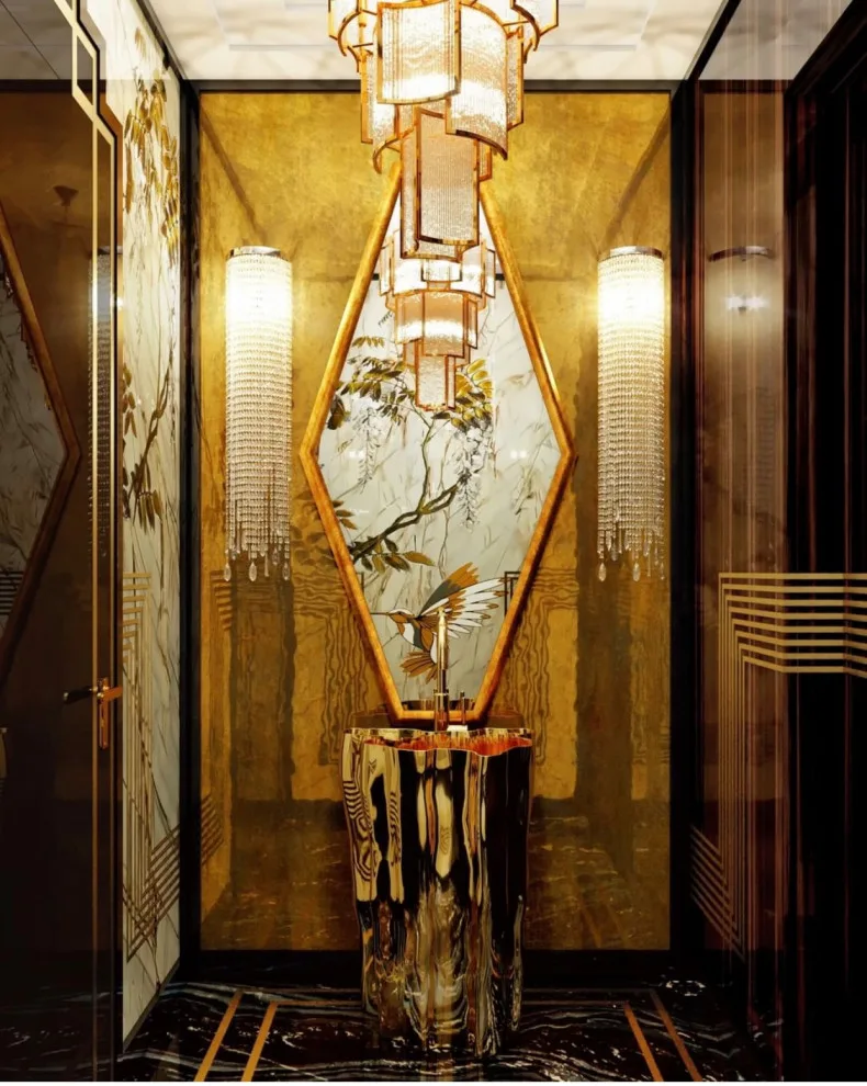 Opulent Restrooms by Indian Wells & Beverly Hills Luxury Interiors - Photo 9