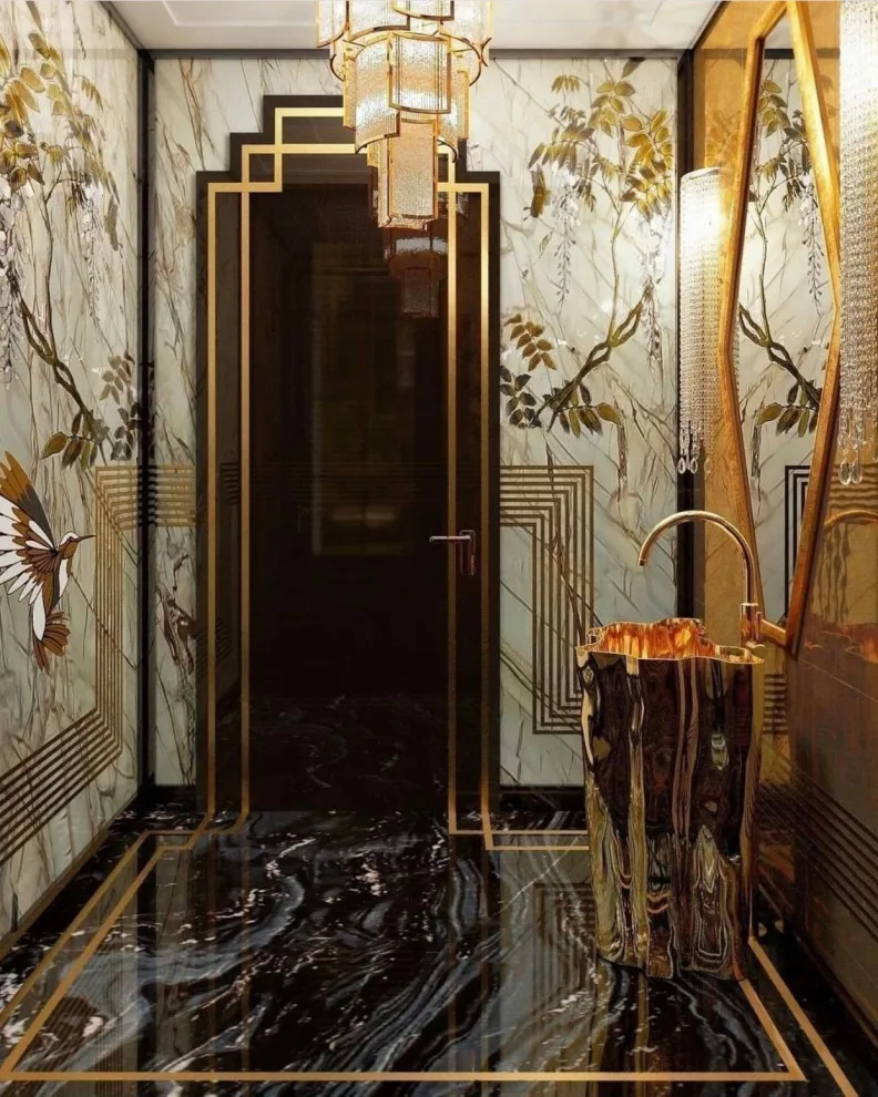 Opulent Restrooms by Indian Wells & Beverly Hills Luxury Interiors - Photo 43